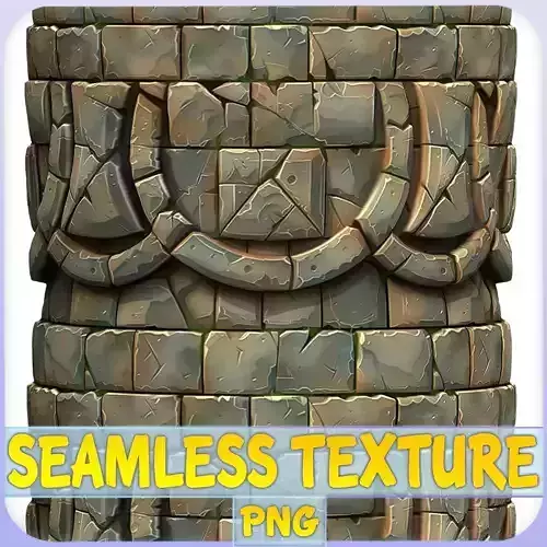 Stylized Wall Seamless Texture