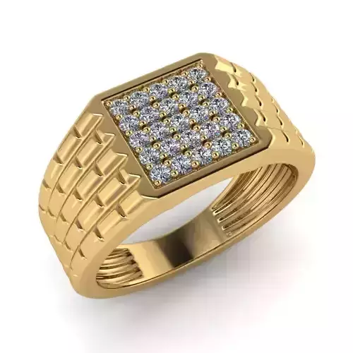 light weight gold diamond rings-C111116SKCH2025982-wt-5-10 3D print model