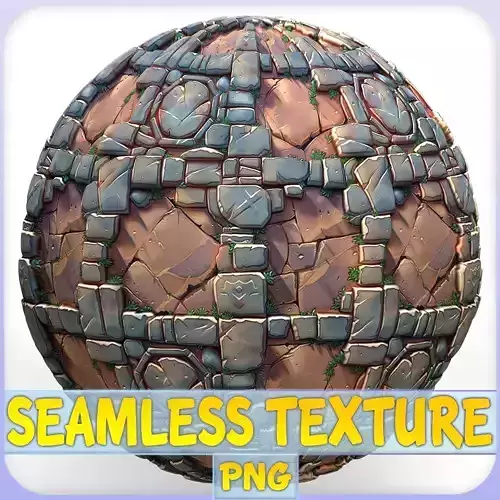  Stylized Wall Seamless Texture