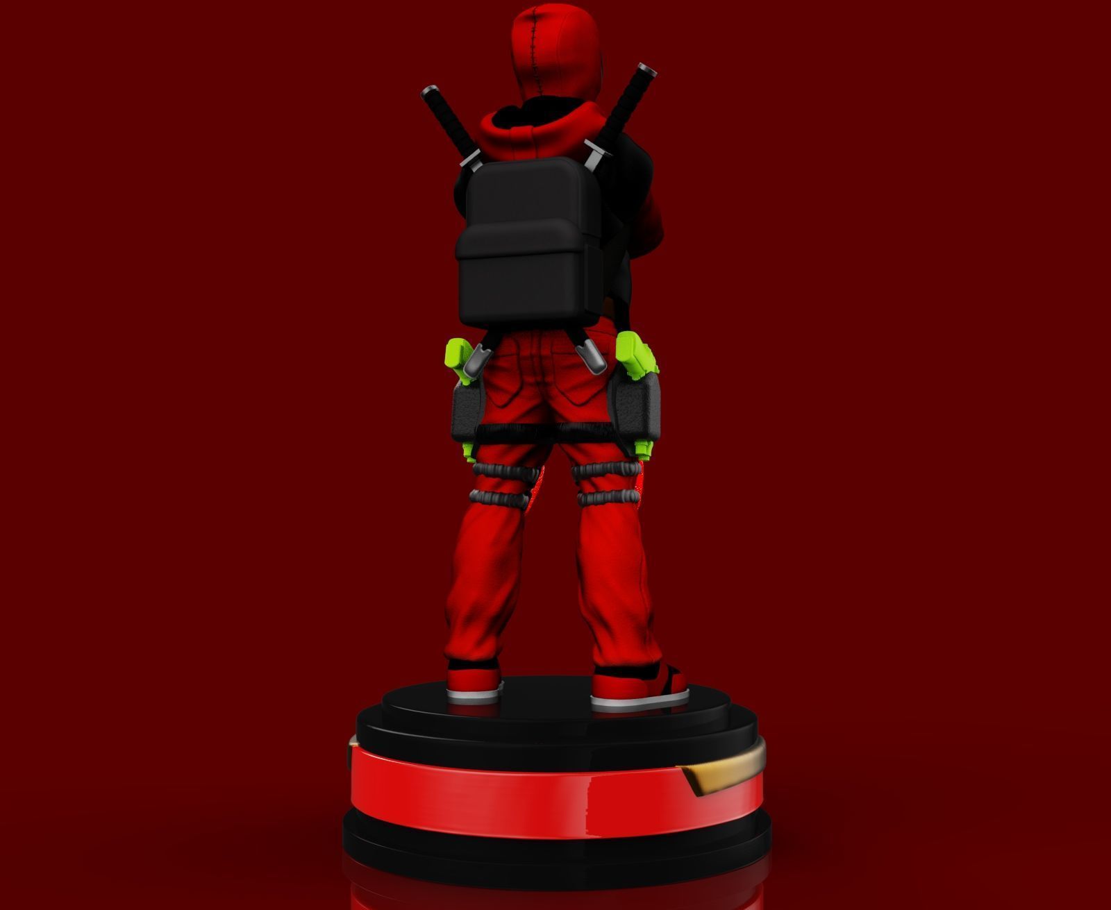 KIDPOOL DEADPOOL WOLVERINE MOVIE MARVEL 3D print model_2
