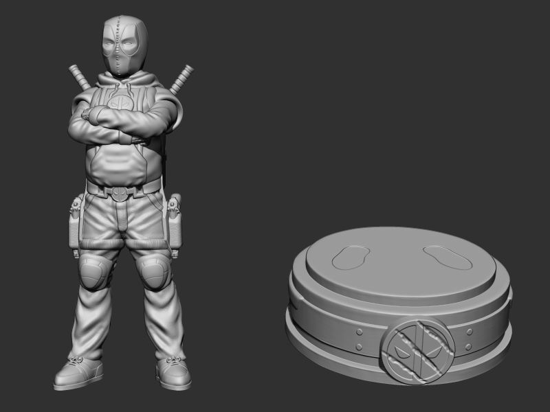 KIDPOOL DEADPOOL WOLVERINE MOVIE MARVEL 3D print model_5