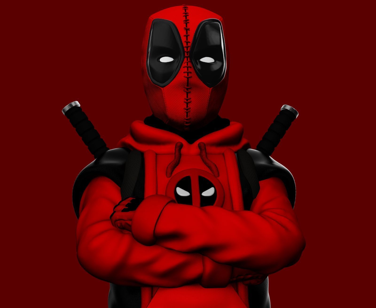 KIDPOOL DEADPOOL WOLVERINE MOVIE MARVEL 3D print model_4