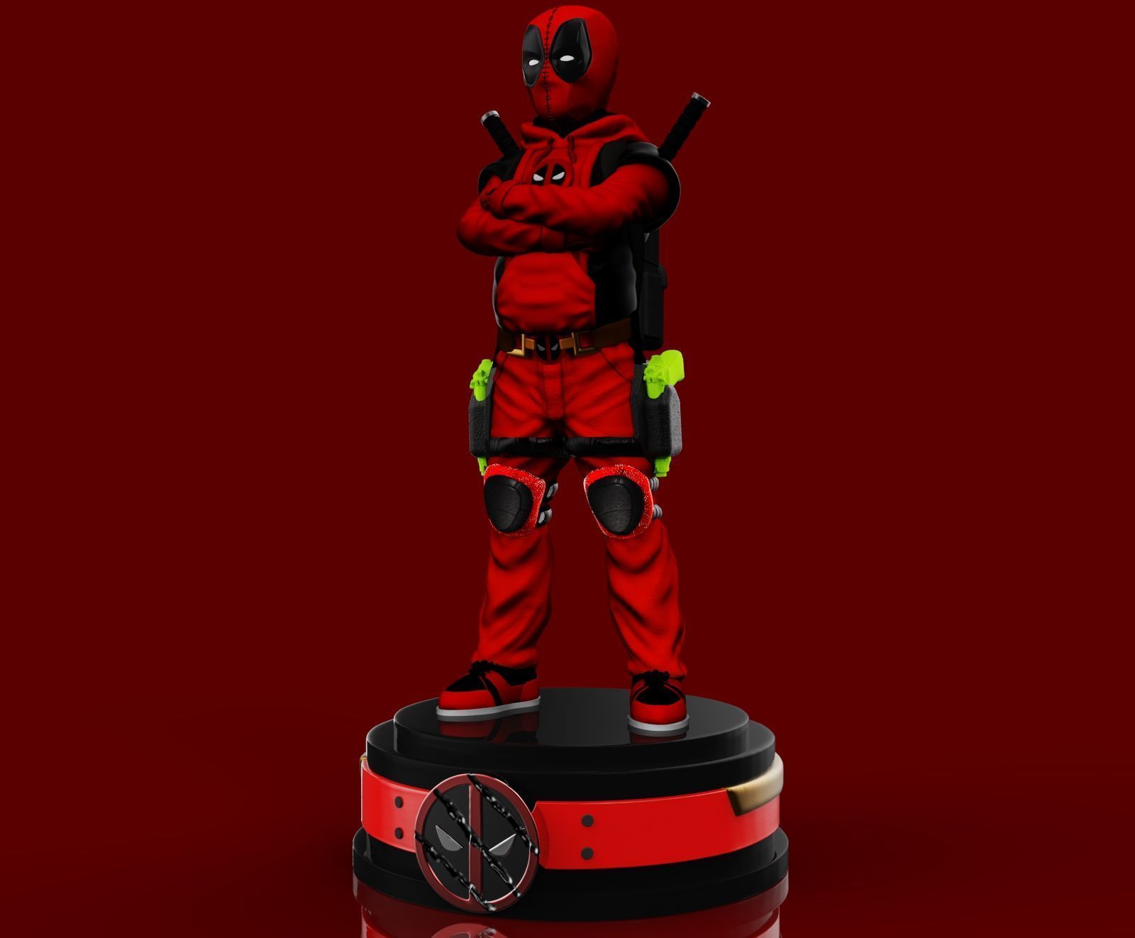 KIDPOOL DEADPOOL WOLVERINE MOVIE MARVEL 3D print model_1