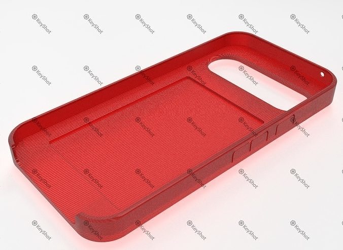 Pixel 9 Case with hidden card holder 3D print model