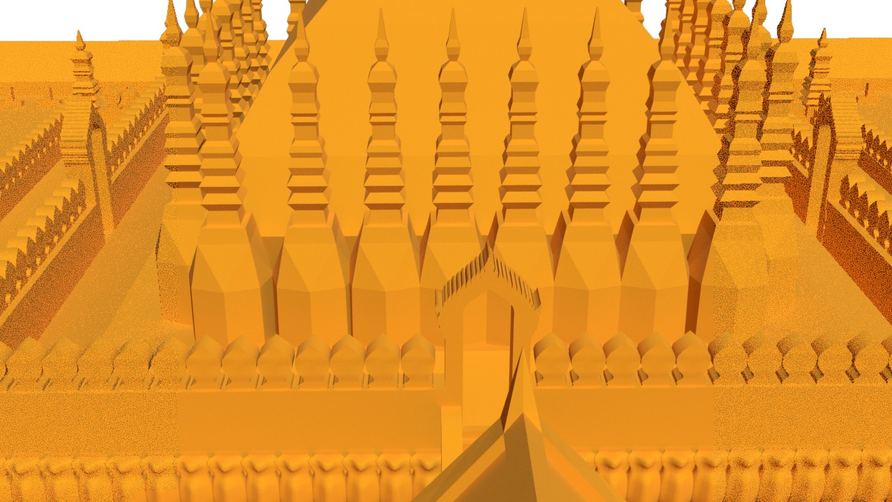 Pha That Luang - Laos 3D print model_8