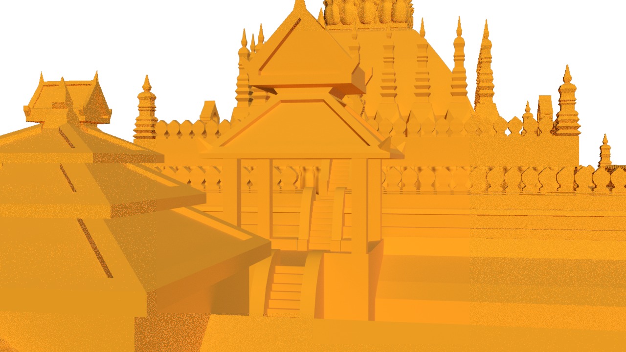 Pha That Luang - Laos 3D print model_6