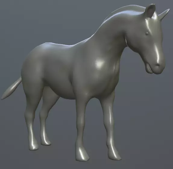 African Animal - Zebra Free low-poly 3D model