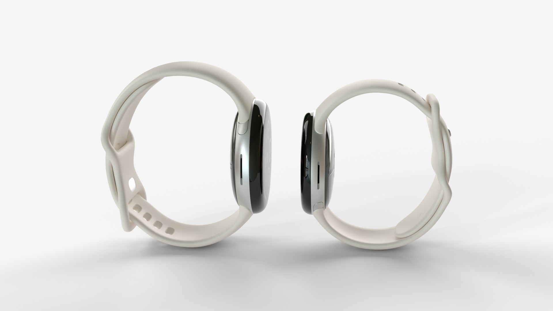 Pixel Watch 3 41MM and 45MM Porcelain 3D model_5