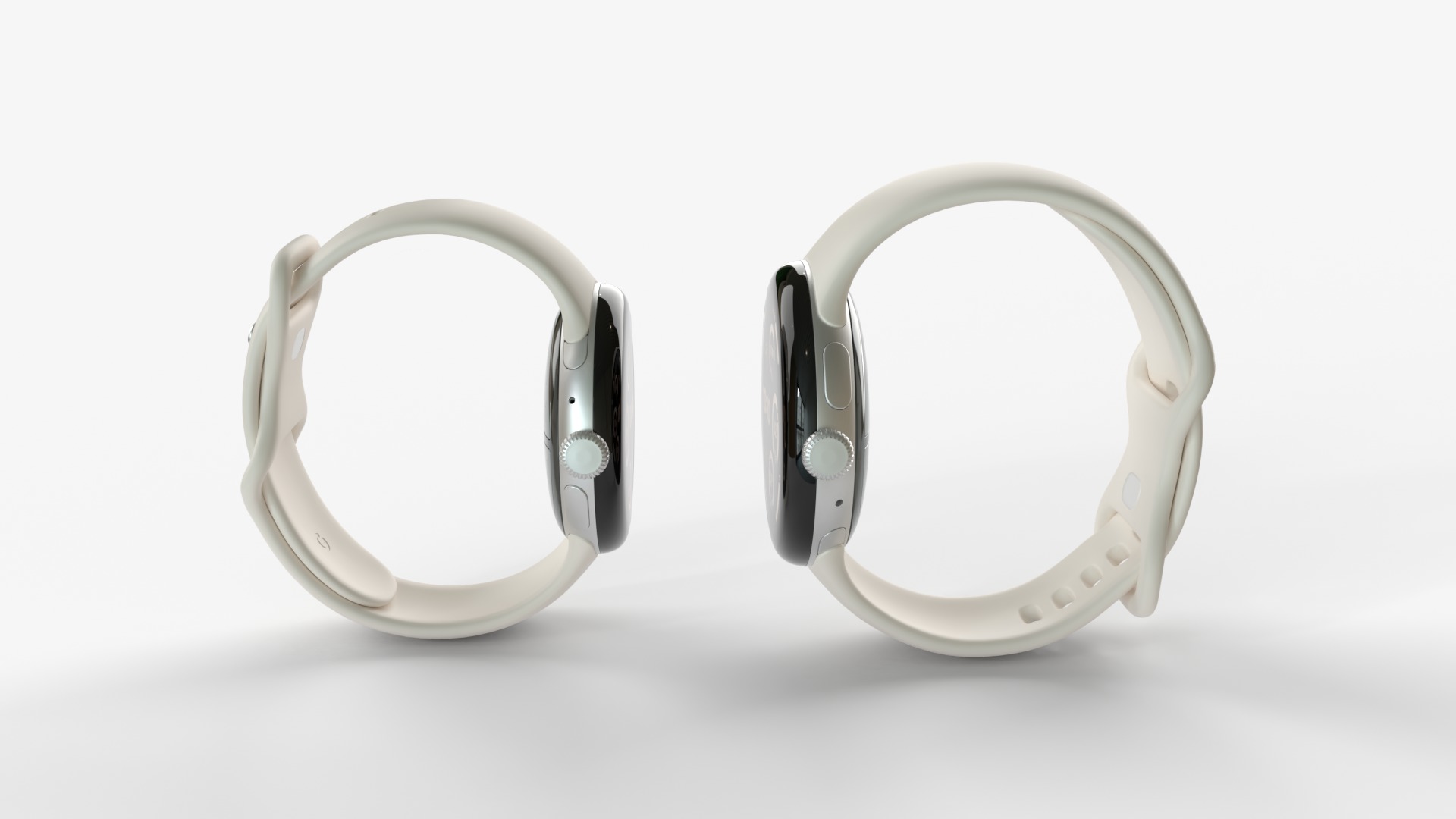 Pixel Watch 3 41MM and 45MM Porcelain 3D model_6