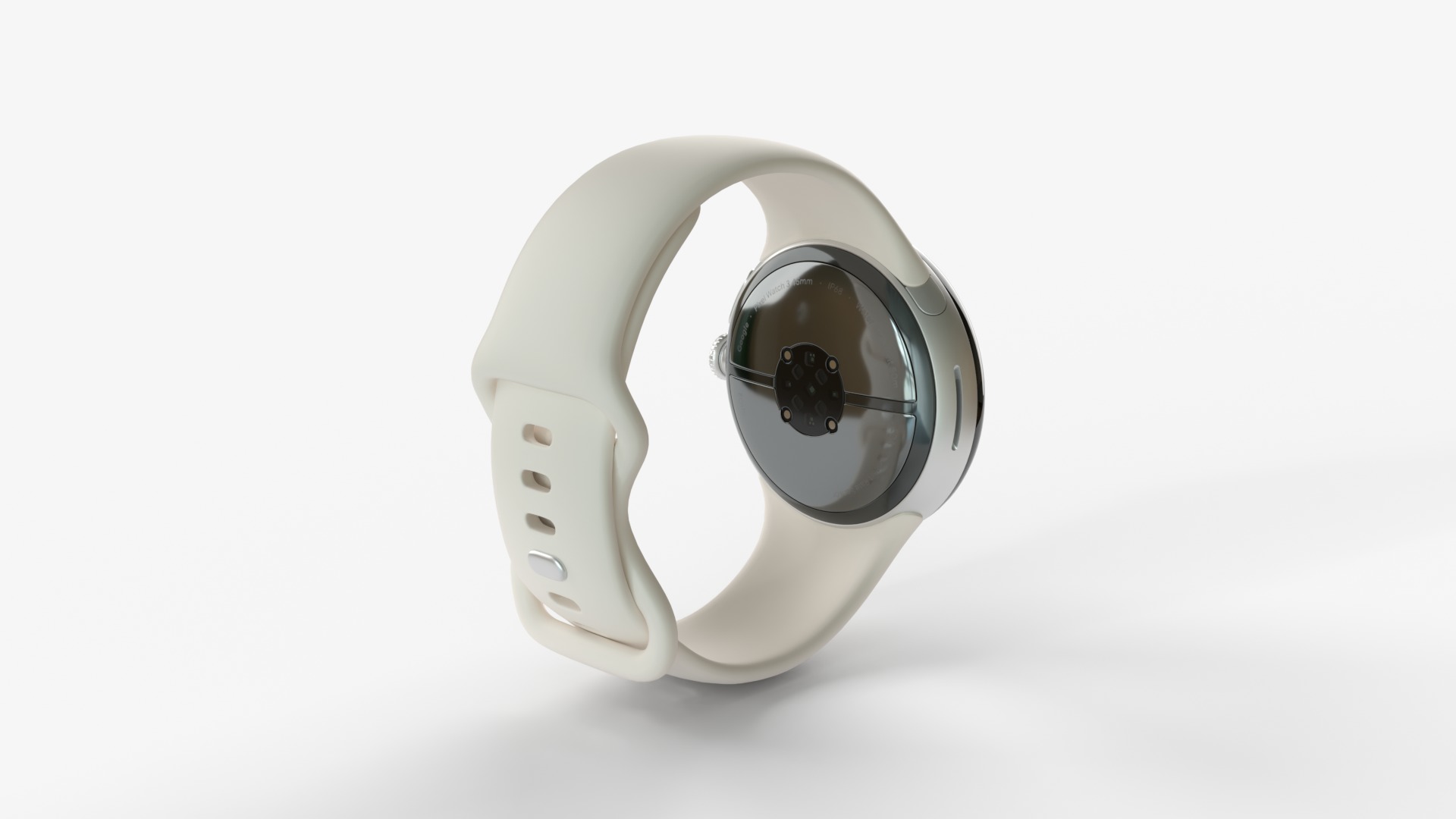 Pixel Watch 3 41MM and 45MM Porcelain 3D model_4