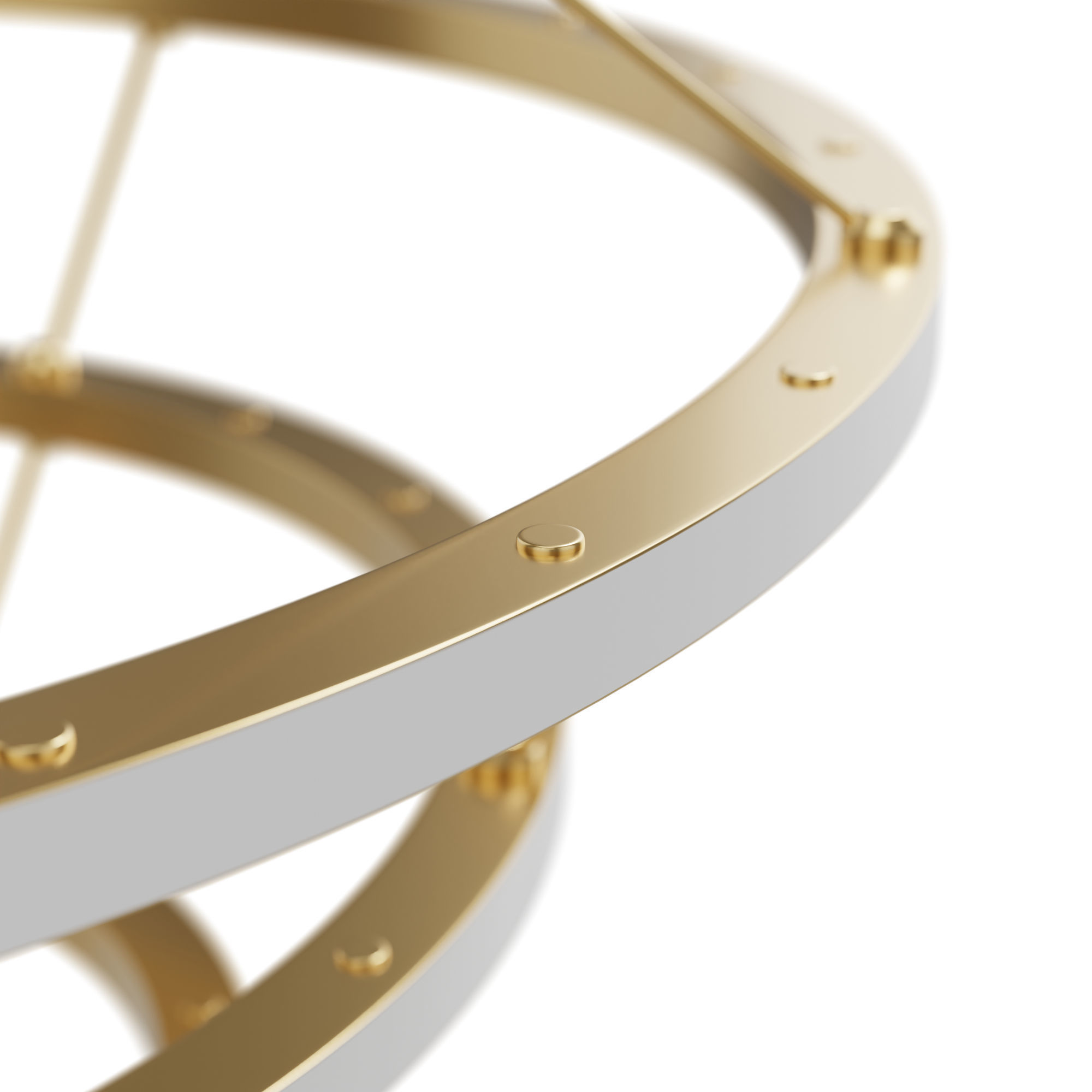 Halo chandelier 3D model_4