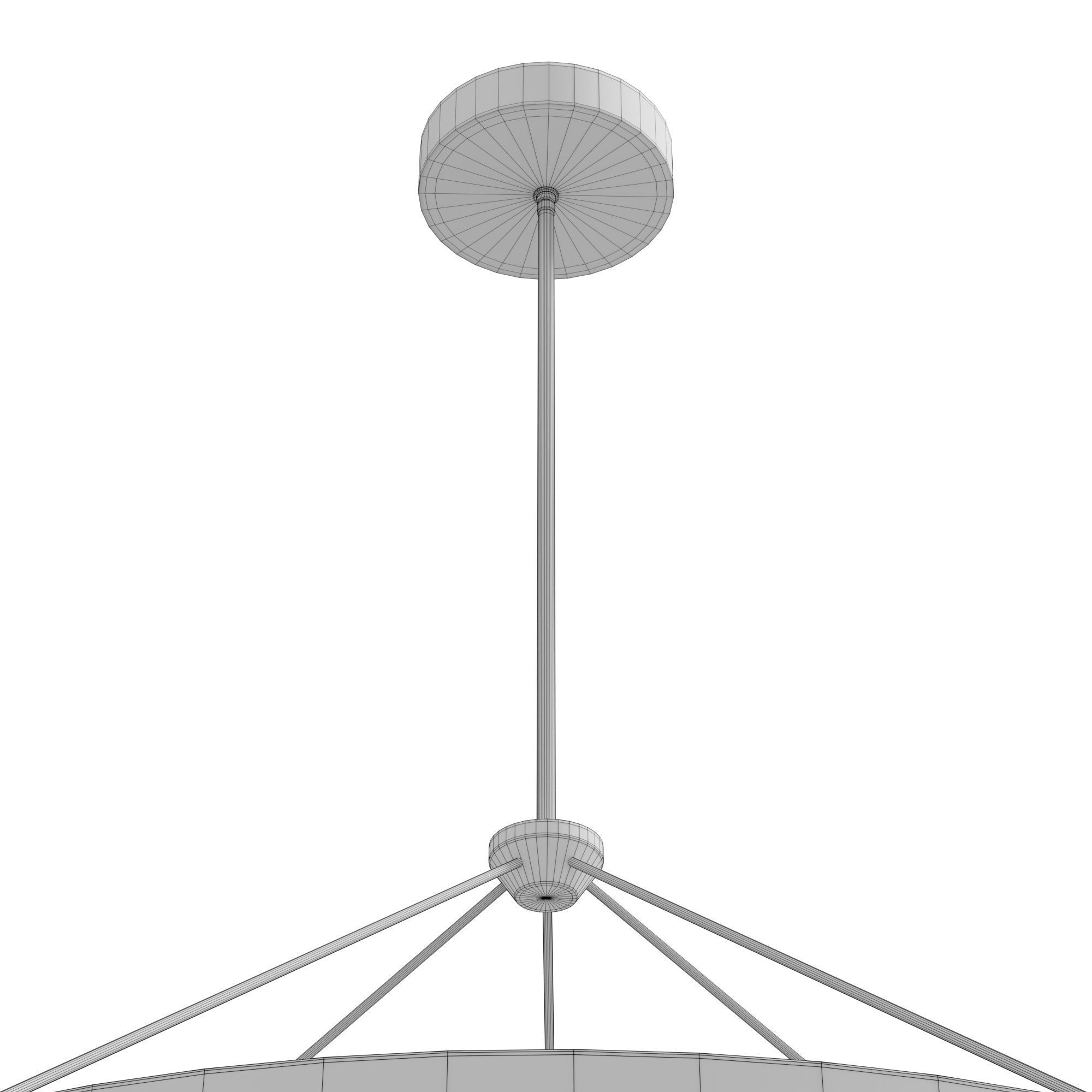 Halo chandelier 3D model_12