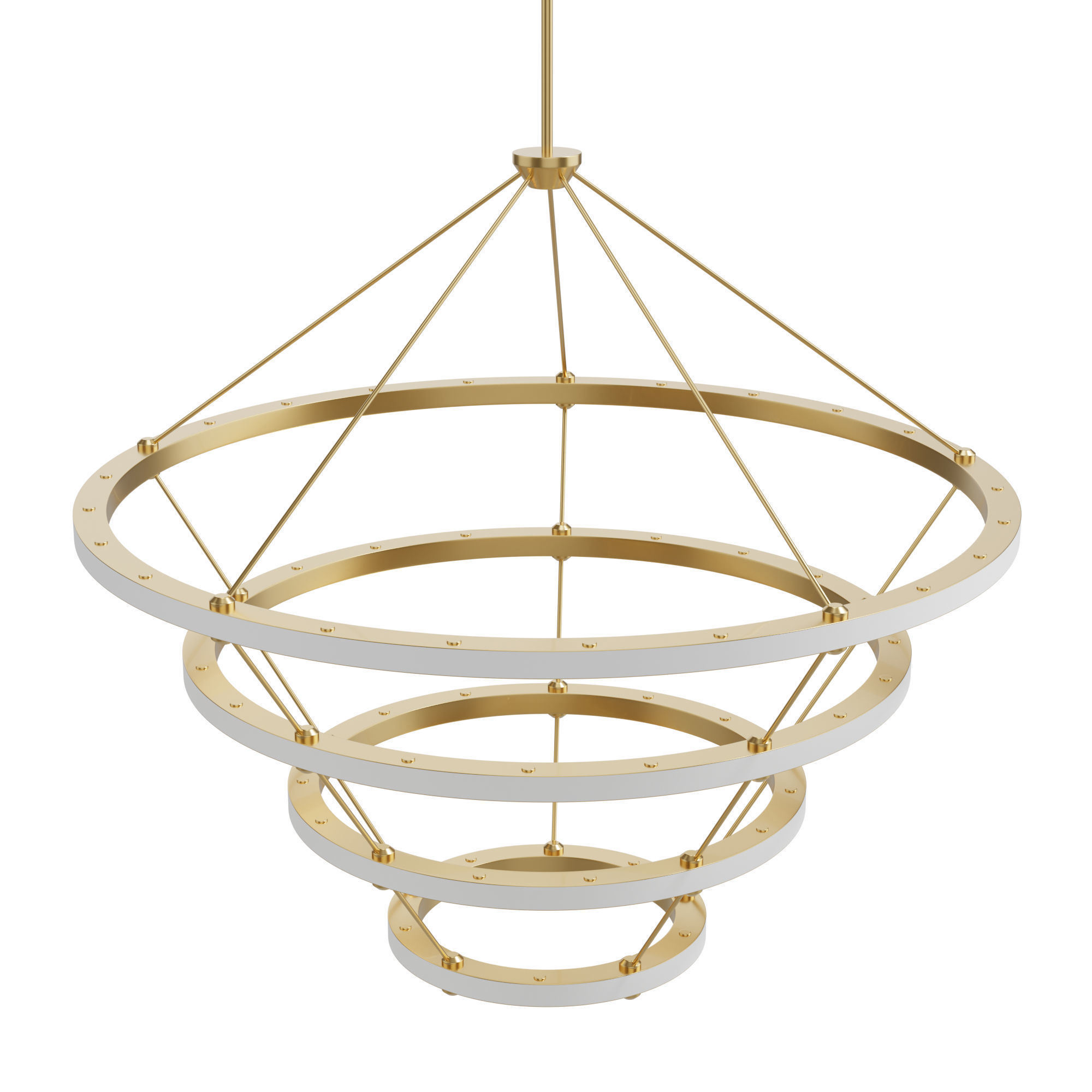 Halo chandelier 3D model_1