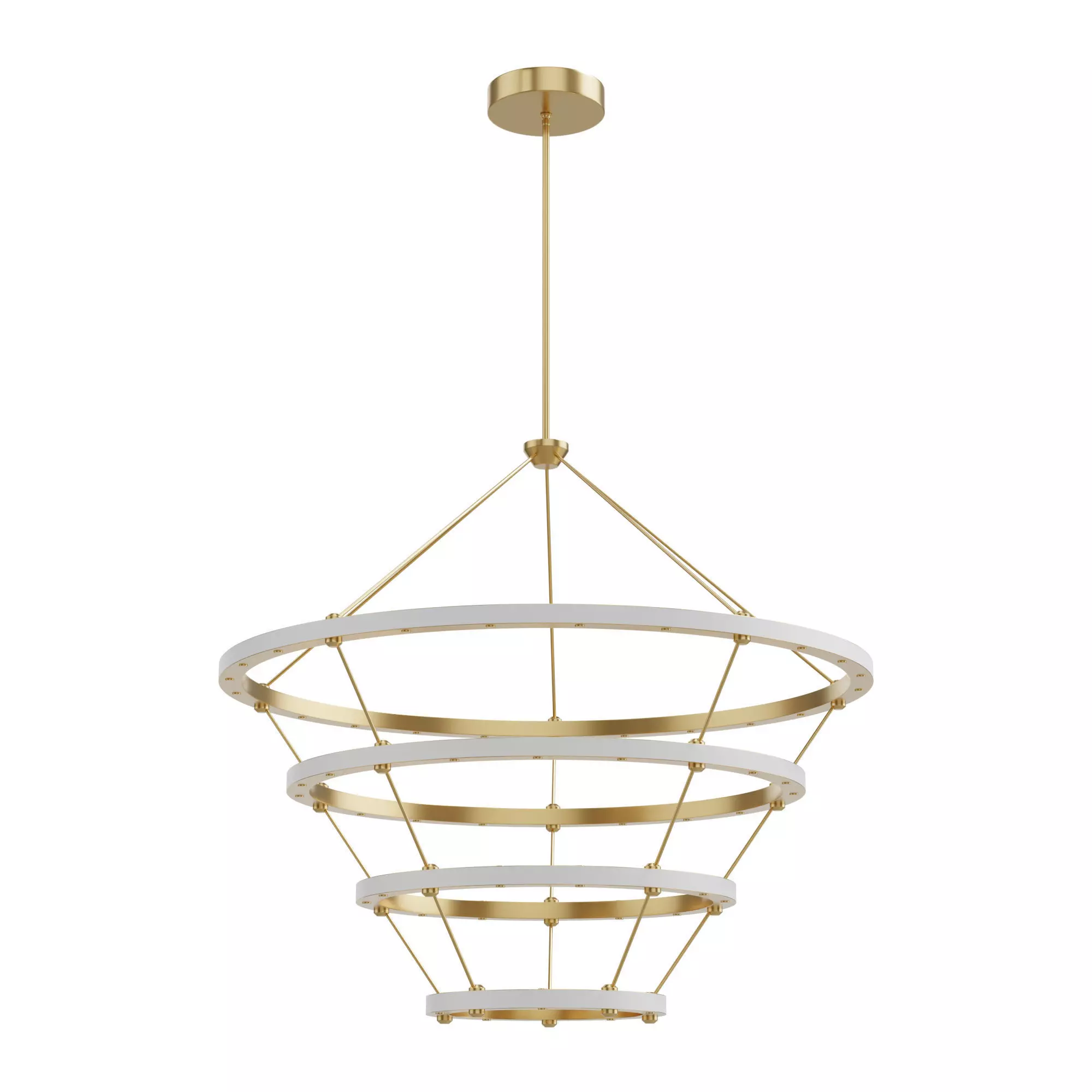 Halo chandelier 3D model_0