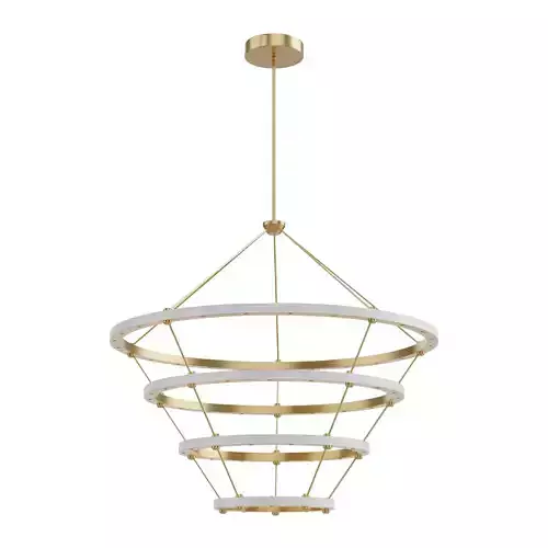 Halo chandelier 3D model