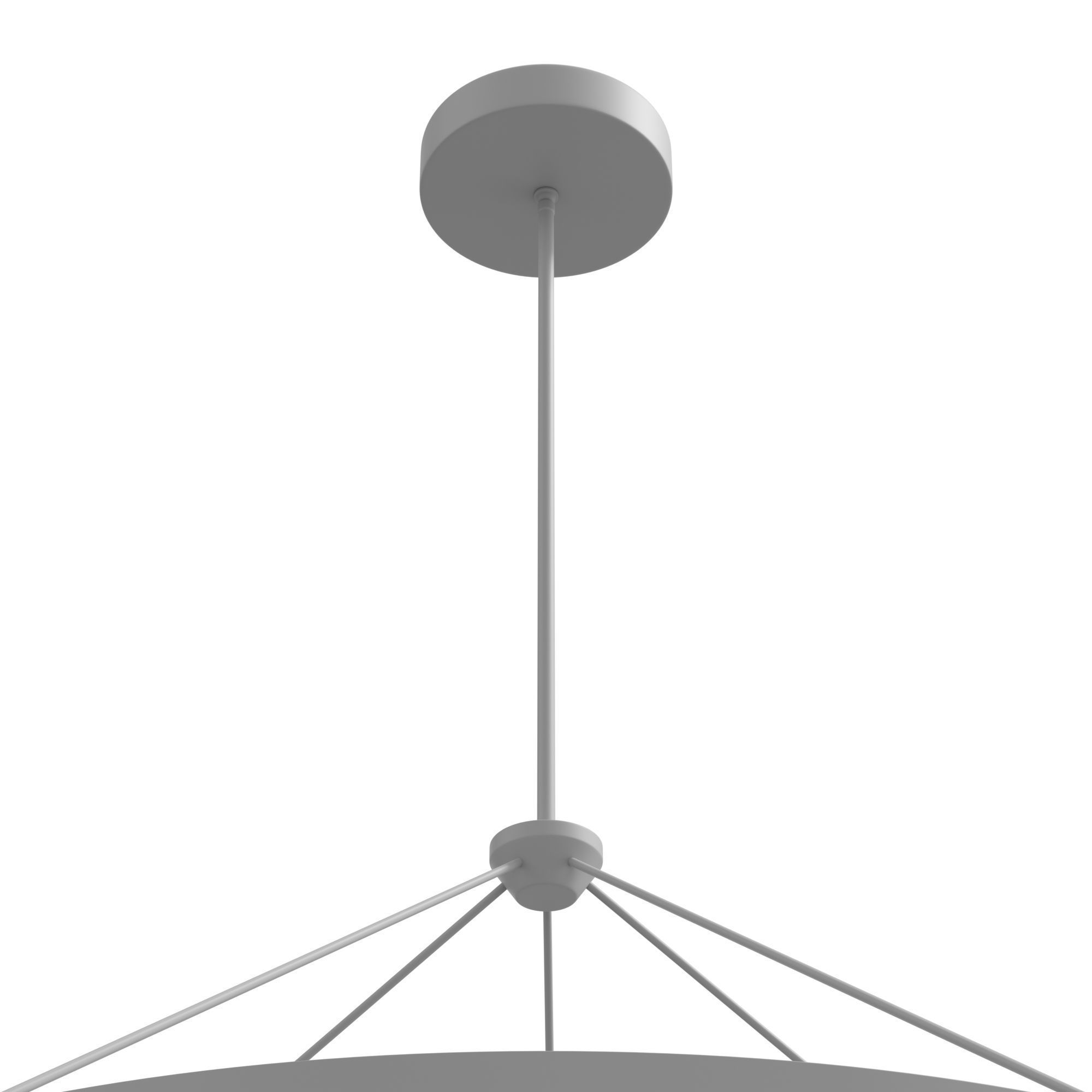 Halo chandelier 3D model_8