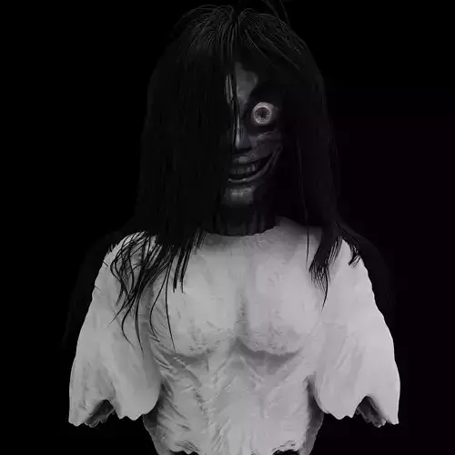 Horror  Ghost - Demon - Bust - The woman from the well Bust  3D print model