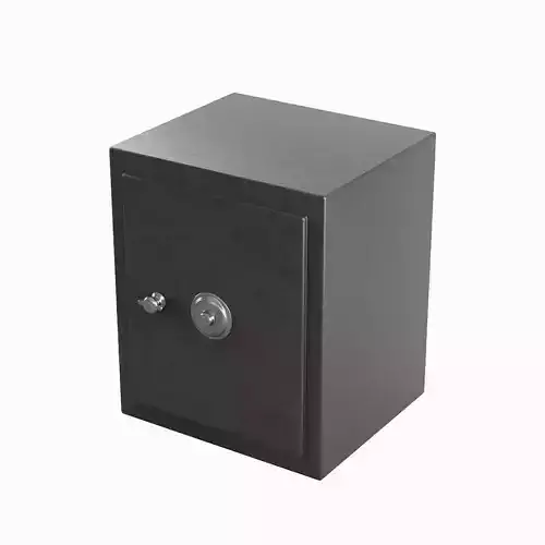 Steel Safe 02 3D model
