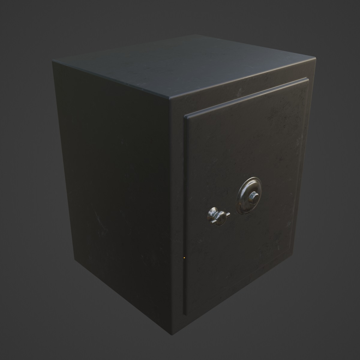 Steel Safe 02 3D model_6