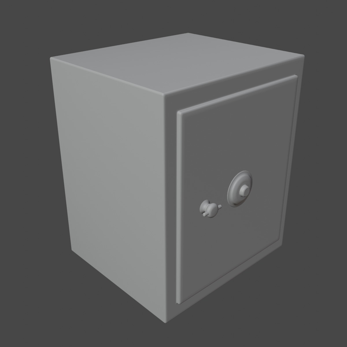 Steel Safe 02 3D model_8
