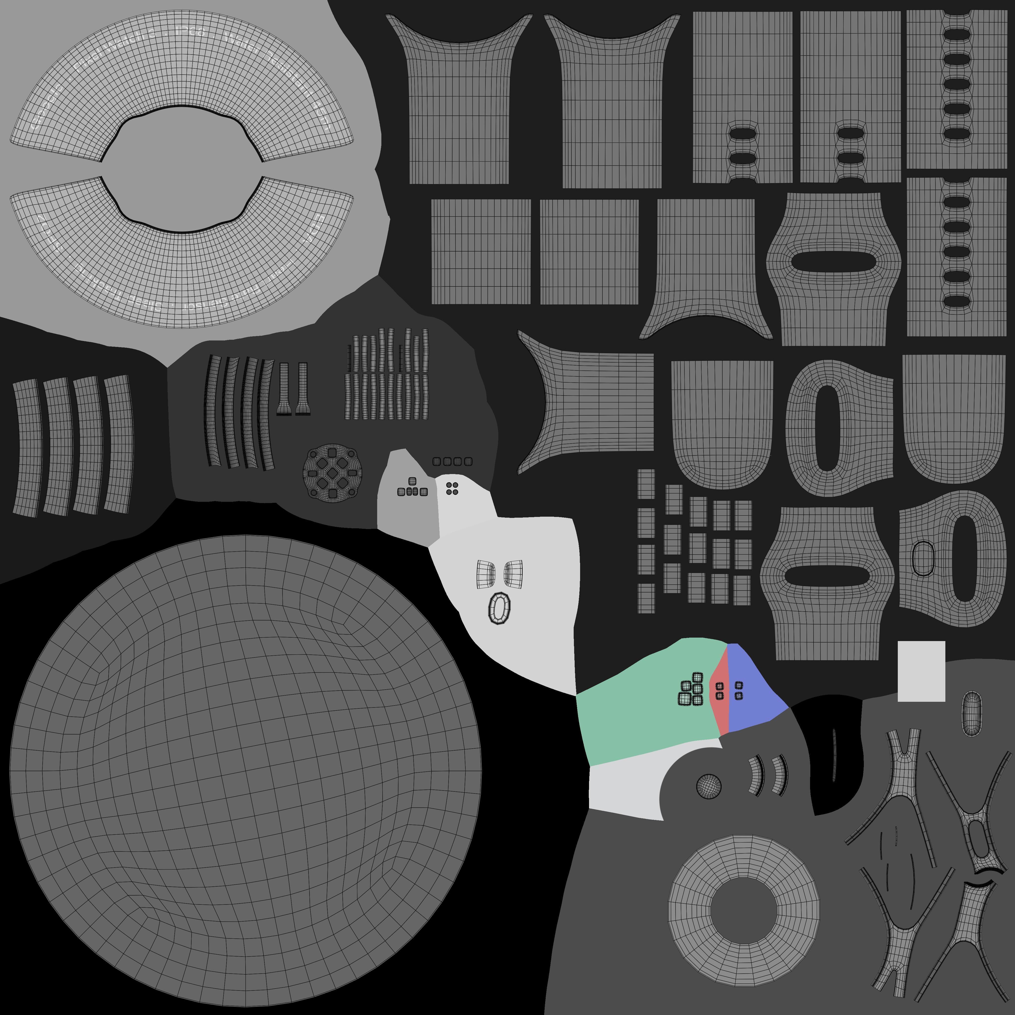 Google Pixel Watch 3 Obsidian Low-poly 3D model_7