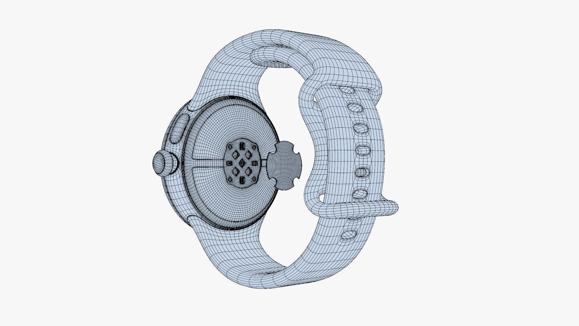 Google Pixel Watch 3 Obsidian Low-poly 3D model_13