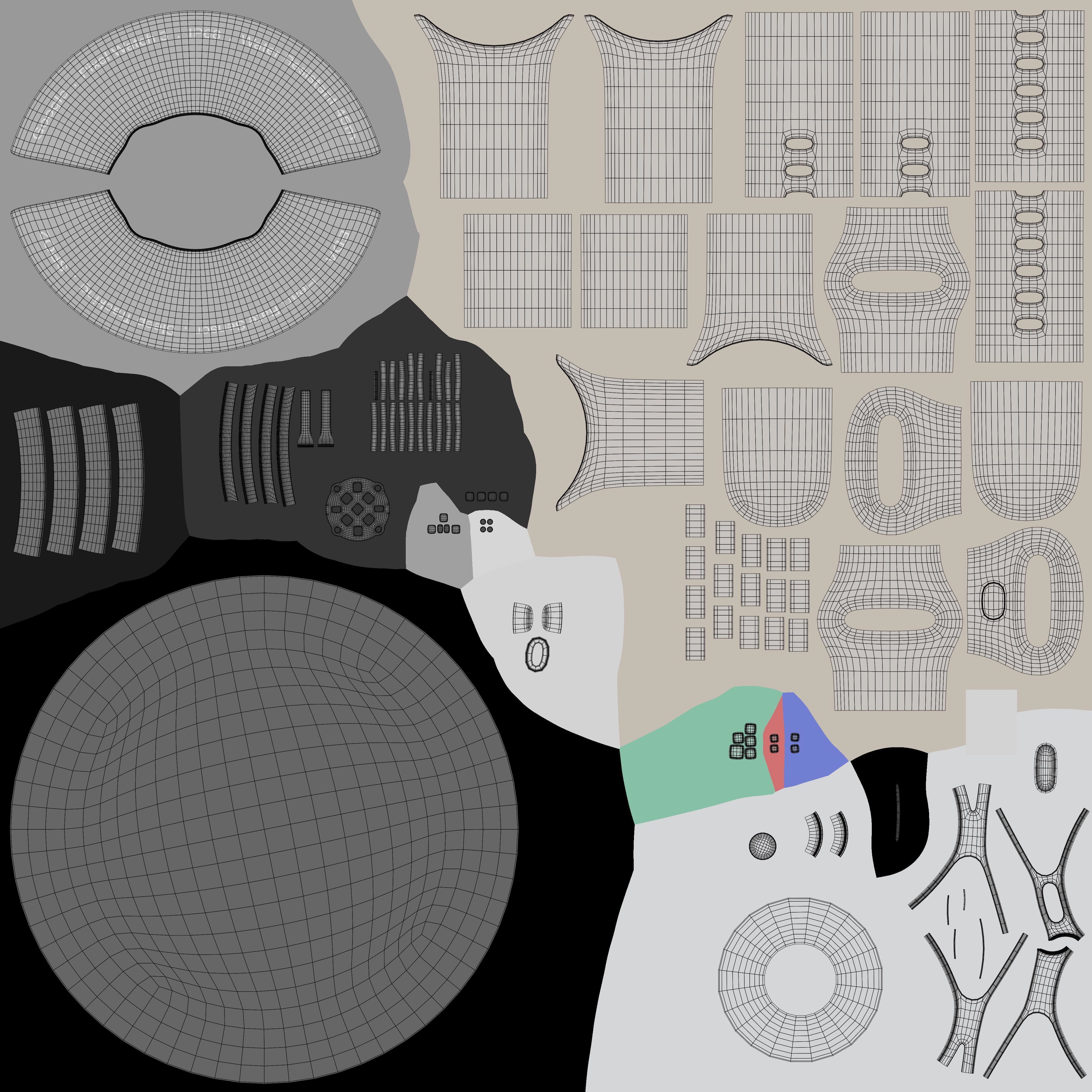 Google Pixel Watch 3 Porcelain Low-poly 3D model_7