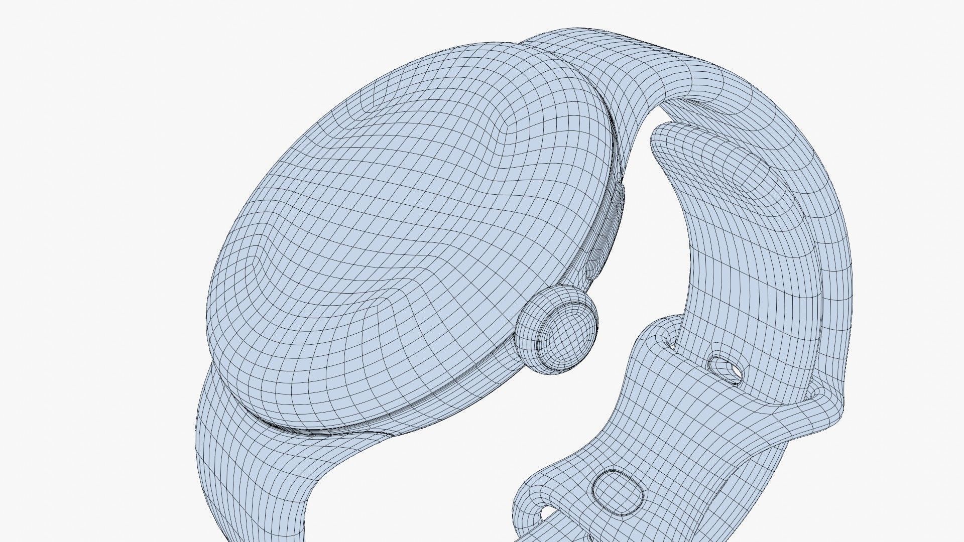 Google Pixel Watch 3 Porcelain Low-poly 3D model_15