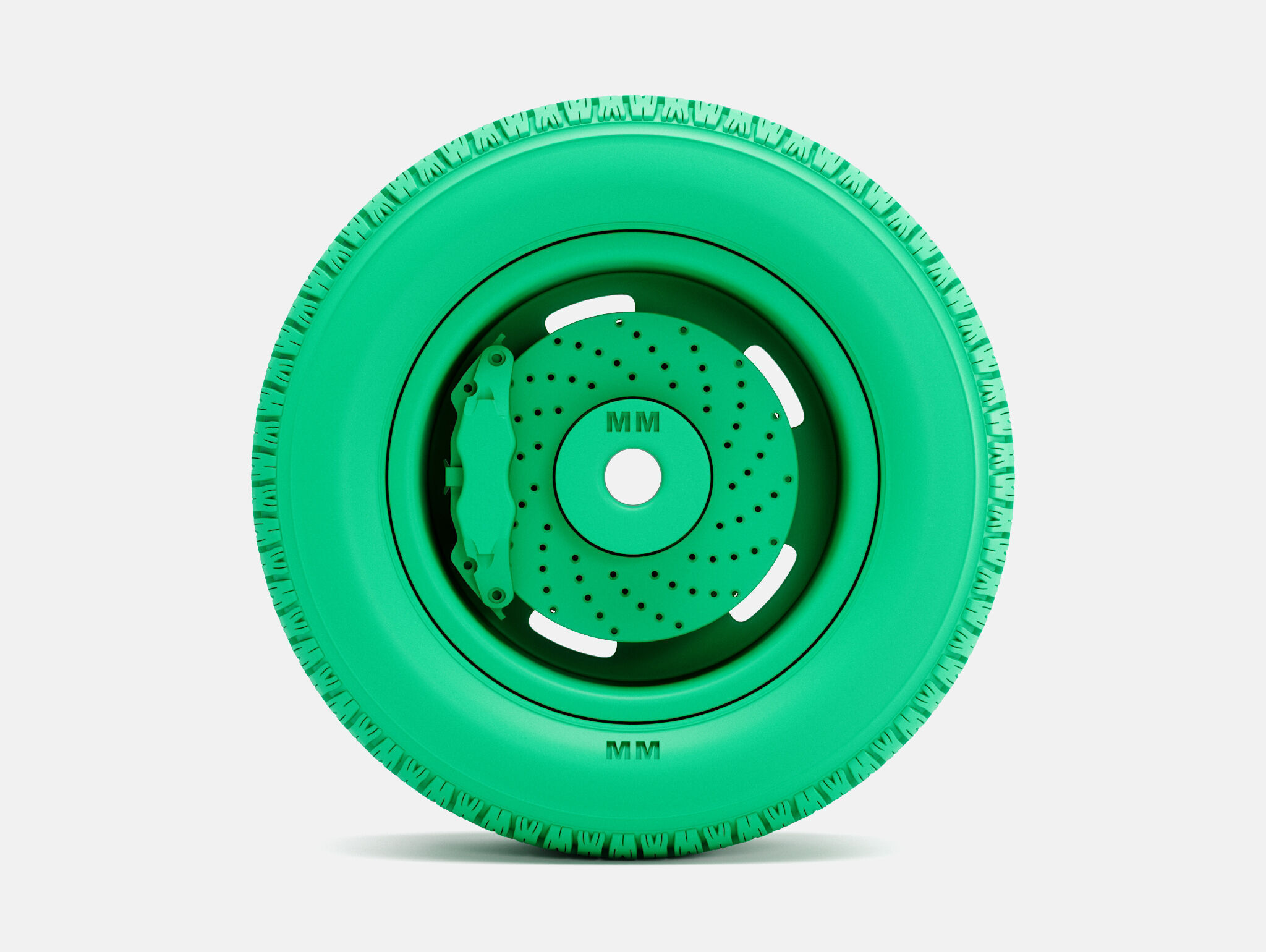 15x7 15x10 GM Rallye Wheels BFGoodrich Radial TA Tires 3D print model_5