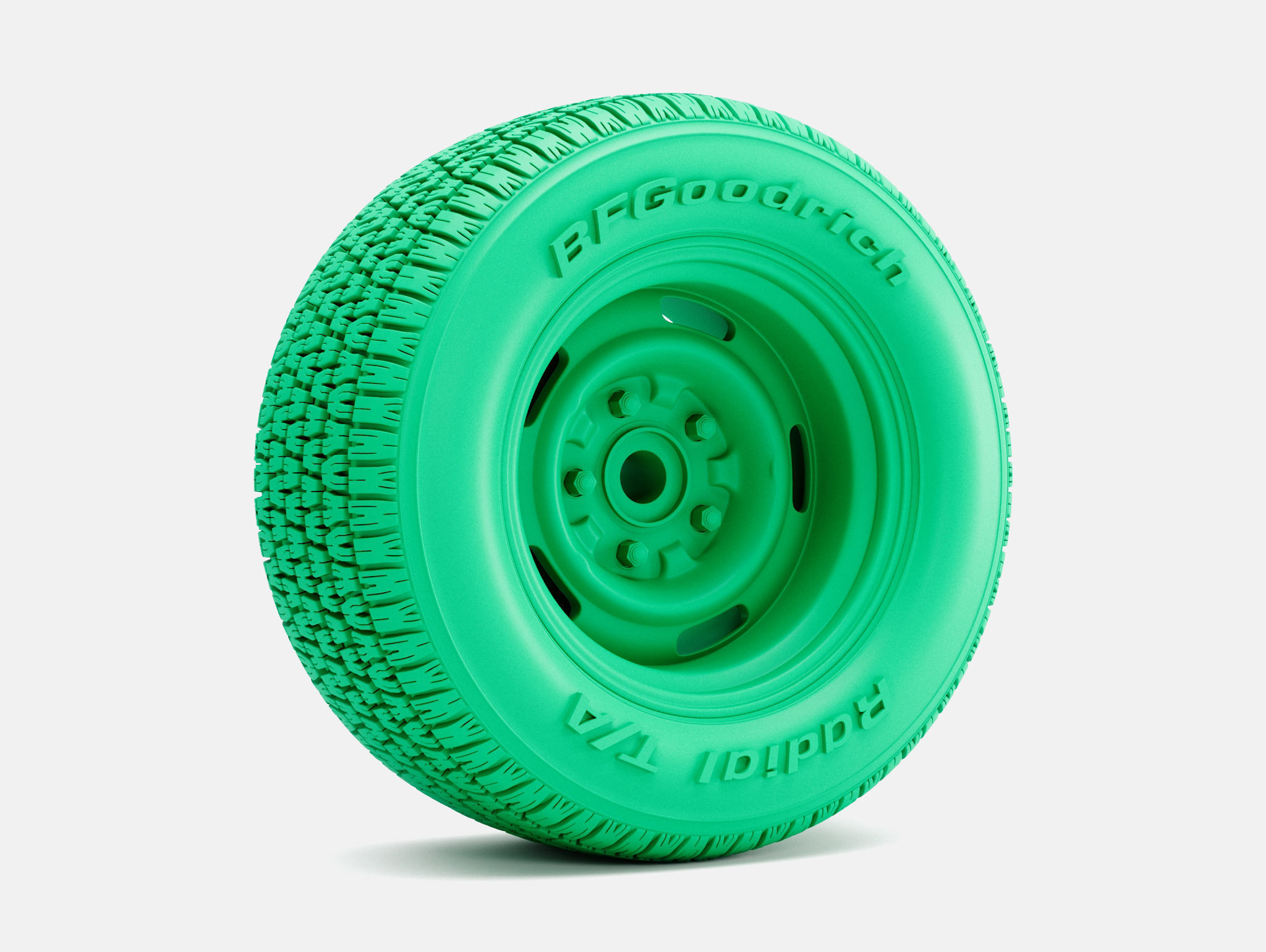 15x7 15x10 GM Rallye Wheels BFGoodrich Radial TA Tires 3D print model_4