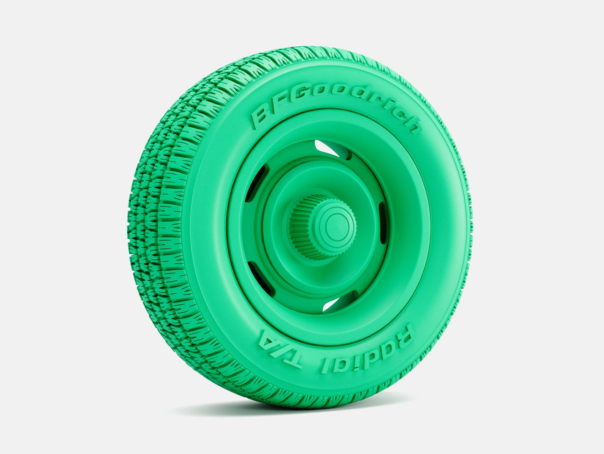 15x7 15x10 GM Rallye Wheels BFGoodrich Radial TA Tires 3D print model_1