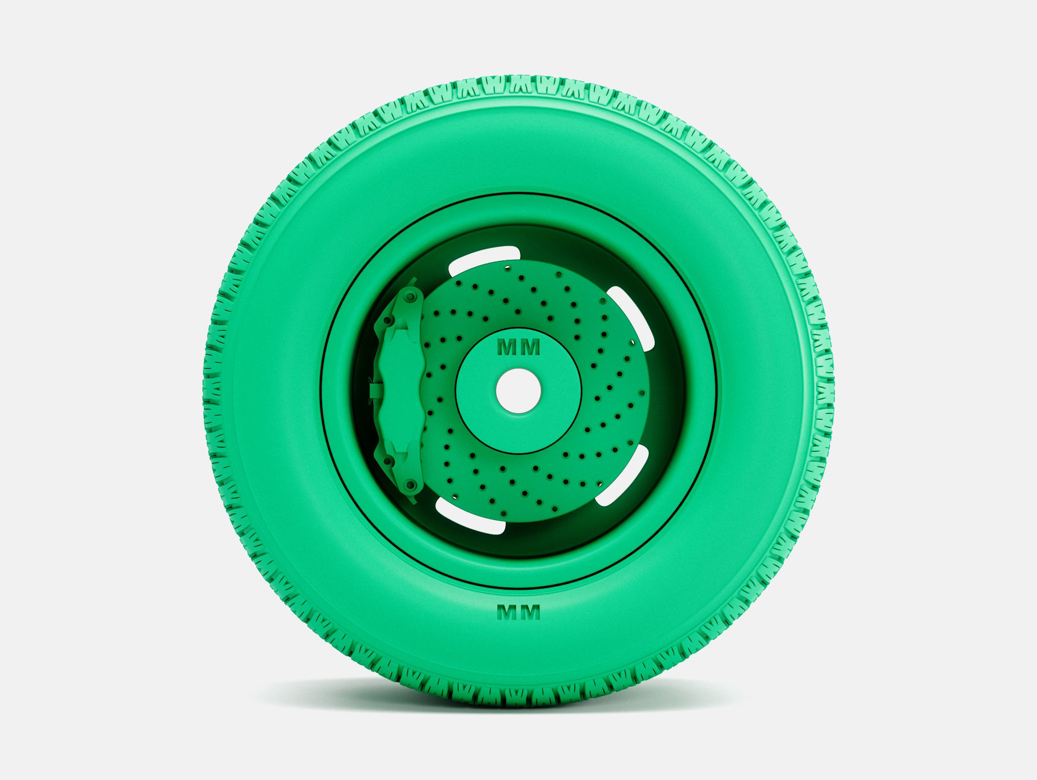 15x7 15x10 GM Rallye Wheels BFGoodrich Radial TA Tires 3D print model_6