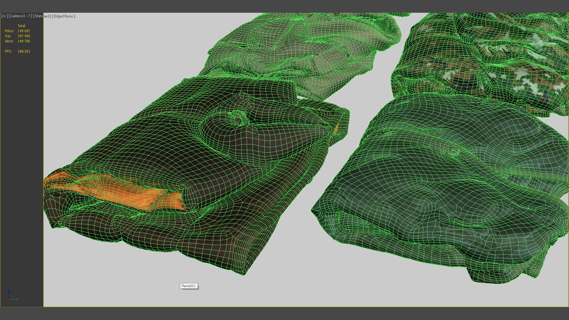 Coat and Jacket Collection military sport hiking down urban 3D model_12