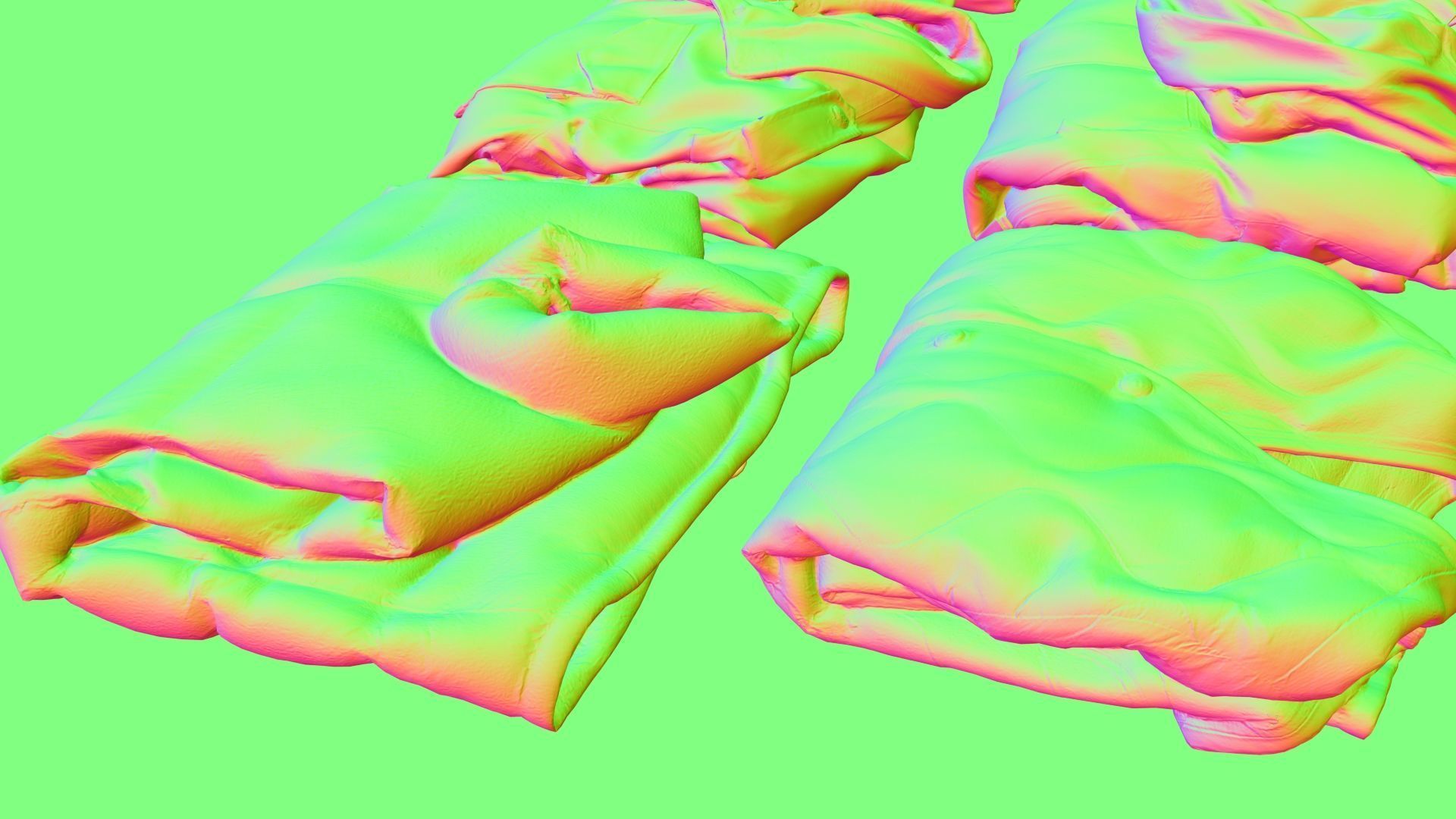 Coat and Jacket Collection military sport hiking down urban 3D model_16