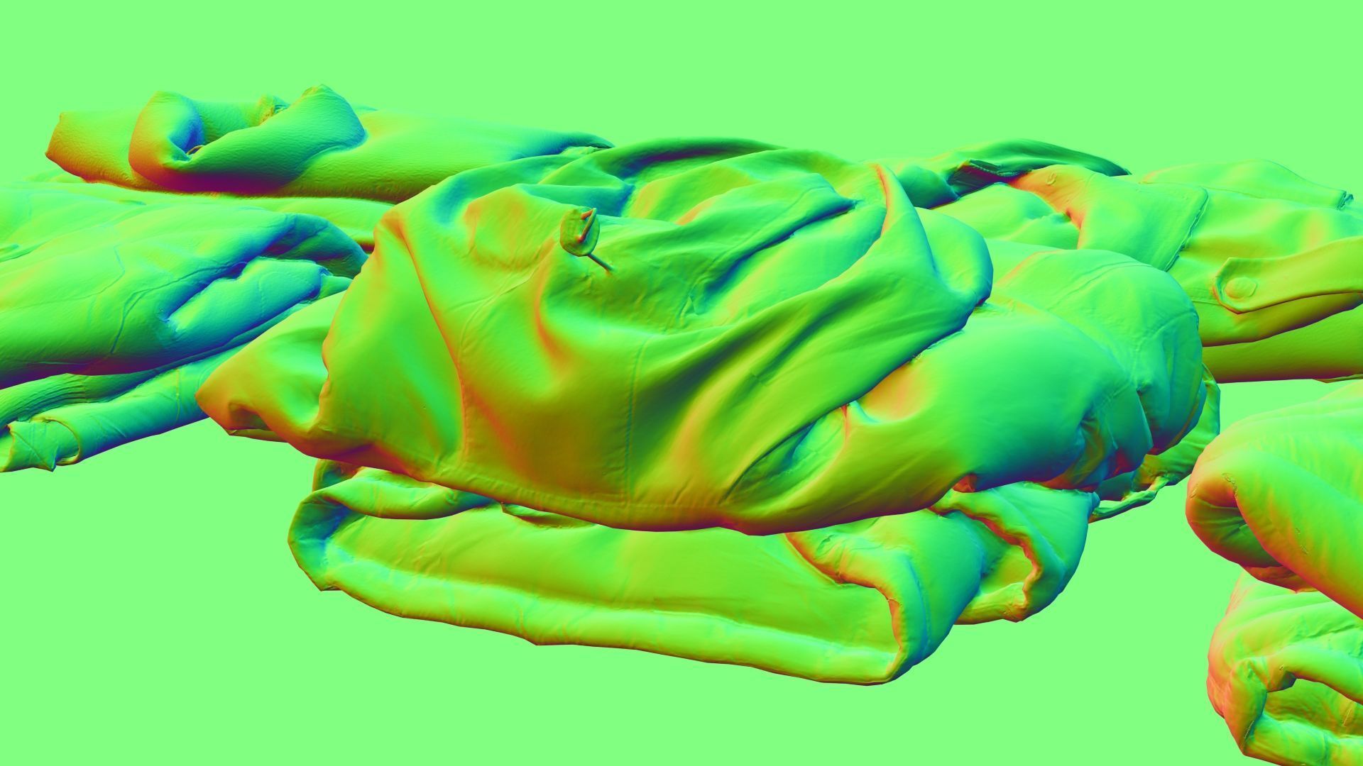 Coat and Jacket Collection military sport hiking down urban 3D model_19