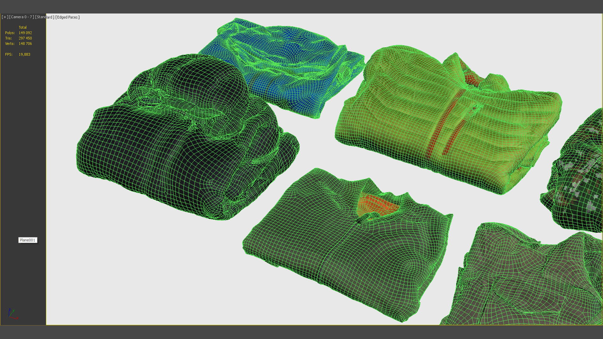 Coat and Jacket Collection military sport hiking down urban 3D model_13