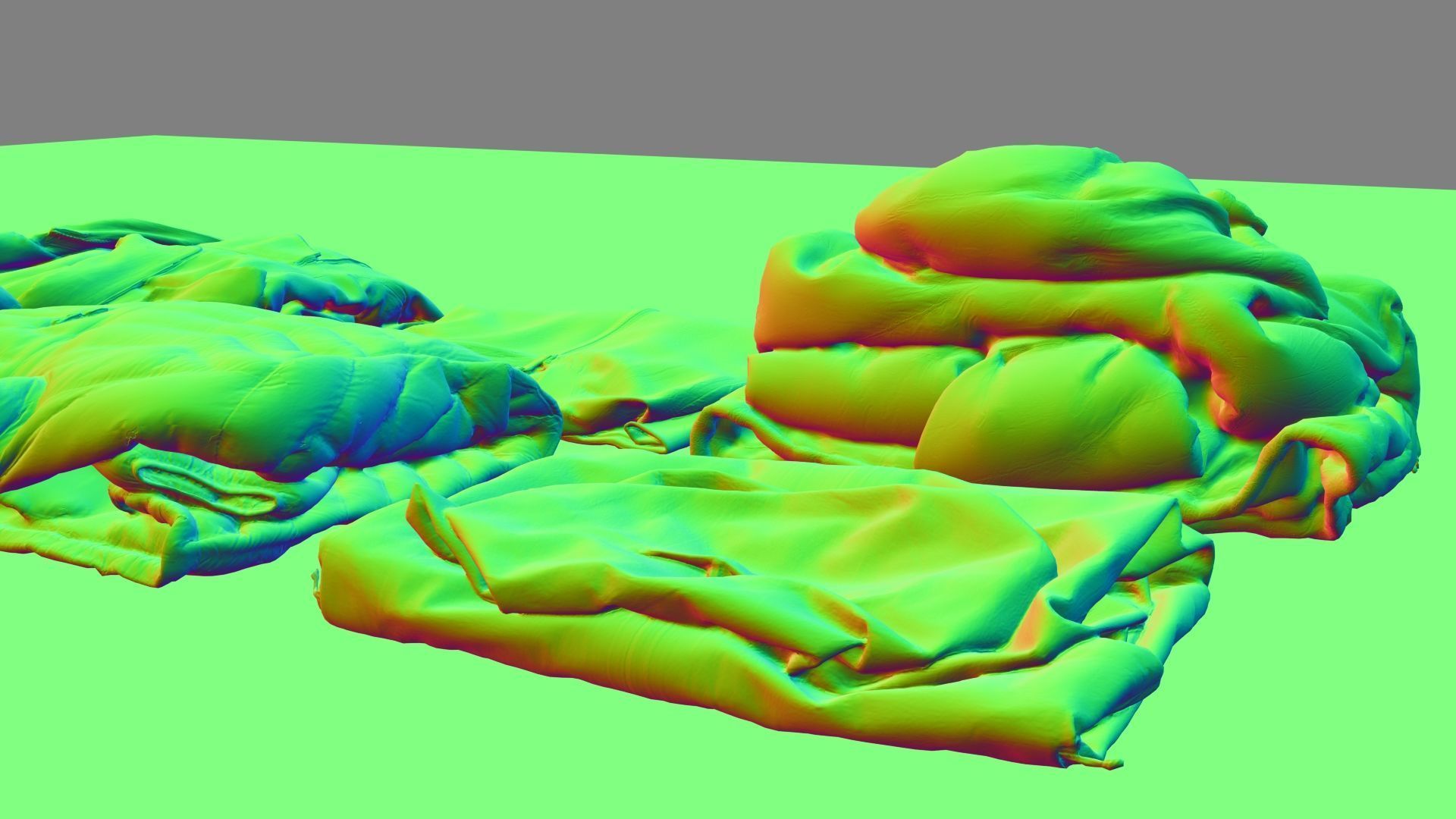 Coat and Jacket Collection military sport hiking down urban 3D model_18