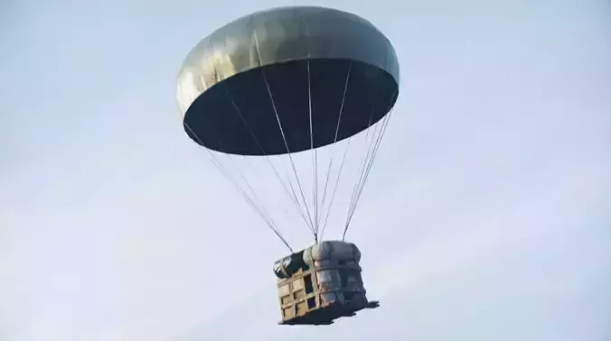 Game model Air Drop Low-poly 