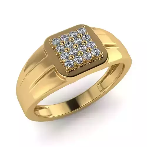 light weight gold diamond rings-C111116SKCH2025997-wt-5-10 3D print model