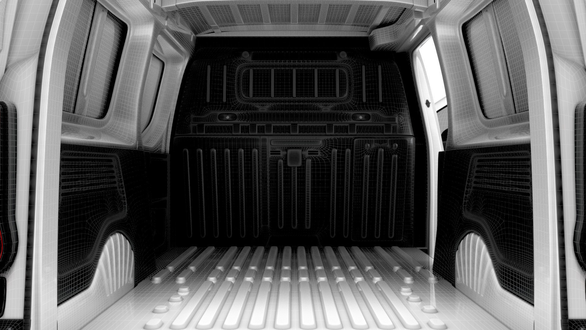 Peugeot e Partner LWB Van HQ Interior 2024 3D model_28