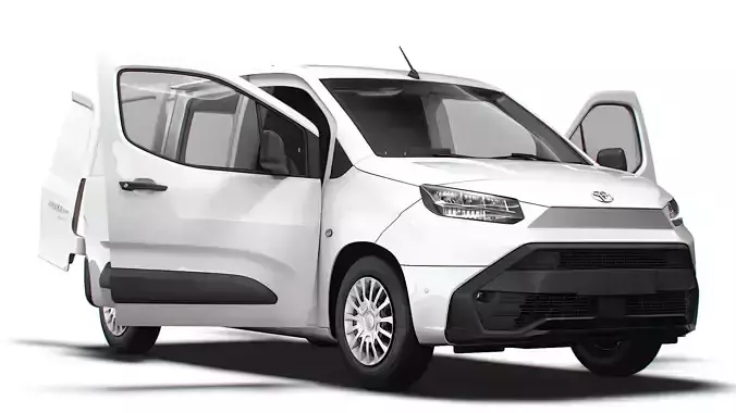 Toyota ProAce City Electric LWB Van HQ Interior 2024 3D model