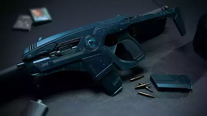 Sci-Fi Assault Rifle