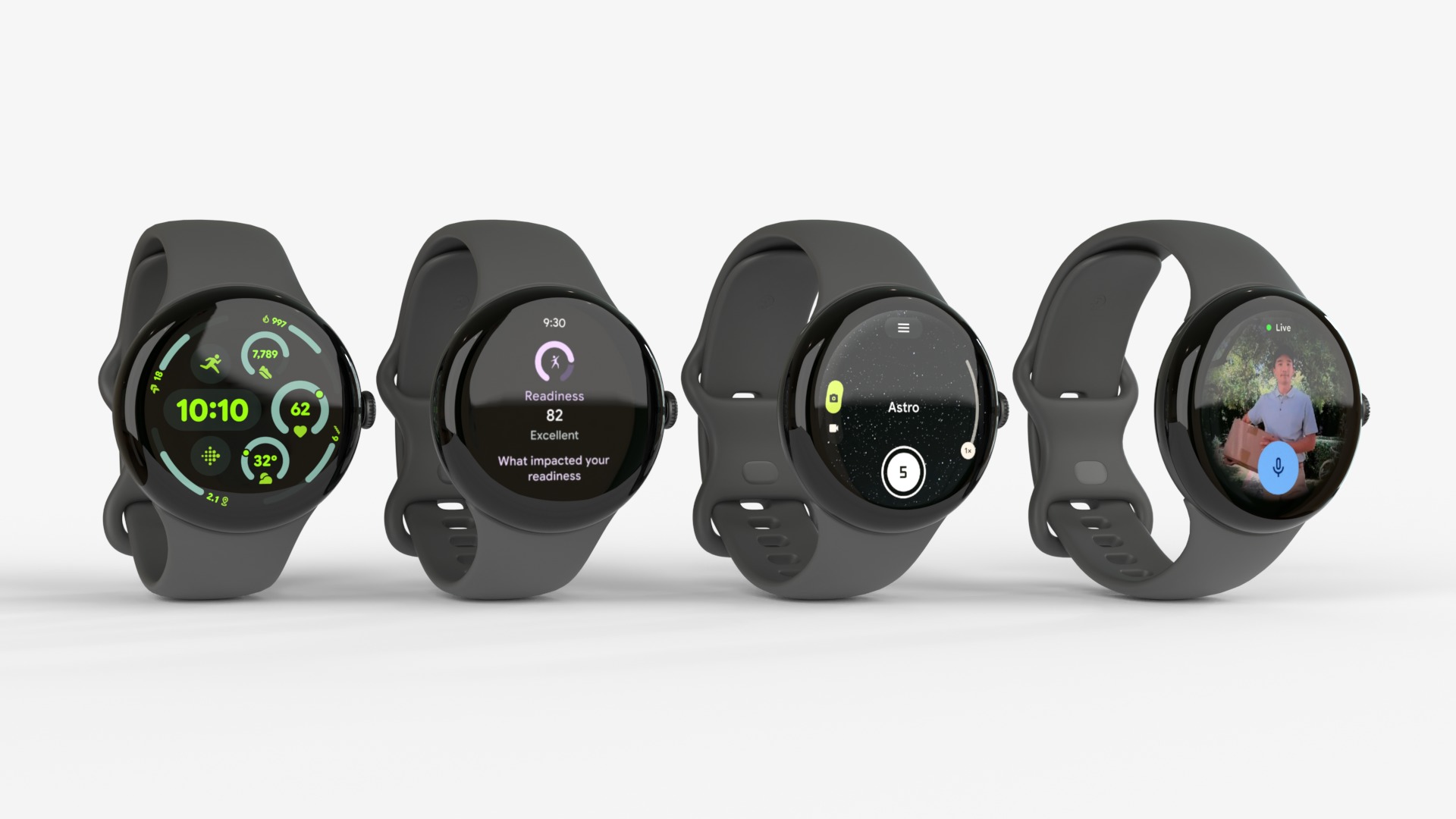 Pixel Watch 3 41MM and 45MM Obsidian 3D model_2