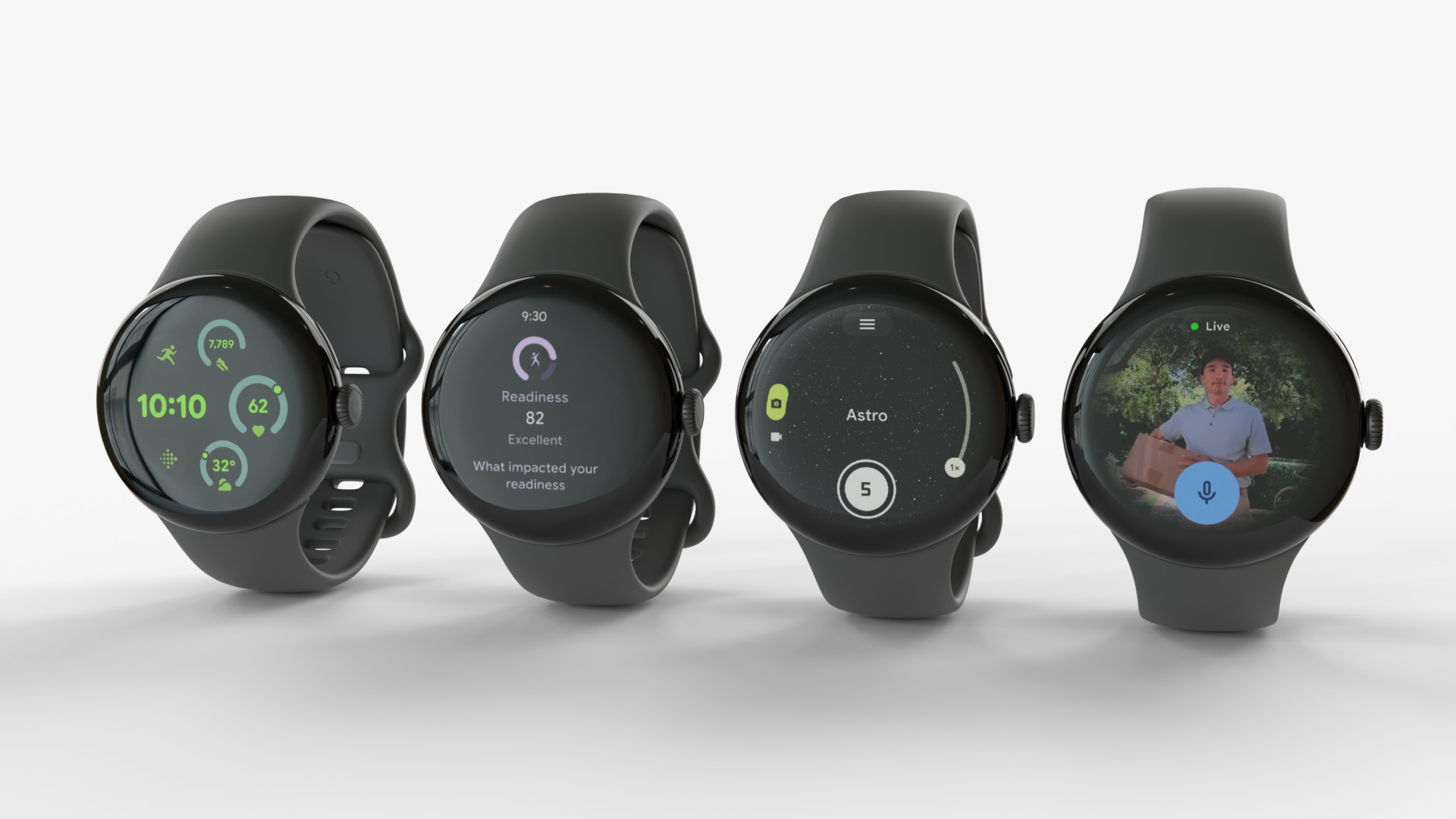 Pixel Watch 3 41MM and 45MM Obsidian 3D model_3