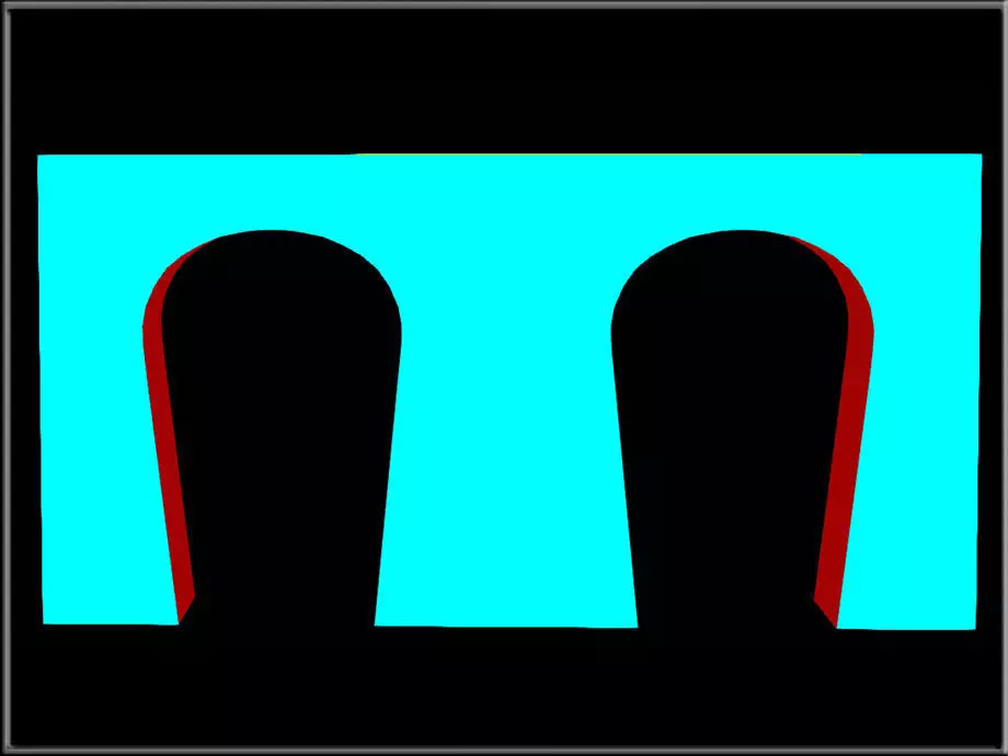 Horseshe Arch 06 Low-poly 3D model_0