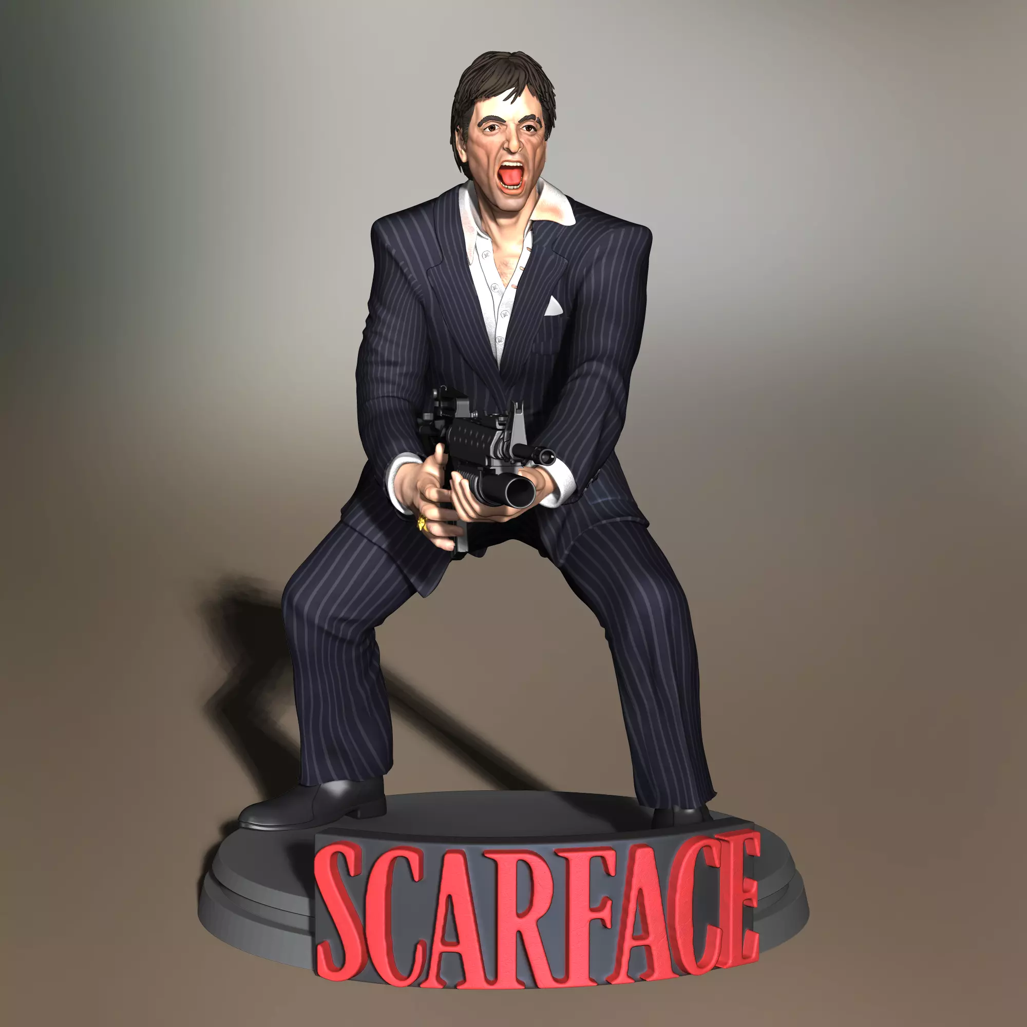 Al Pacino Tony Montana Scarface  3D print model_0