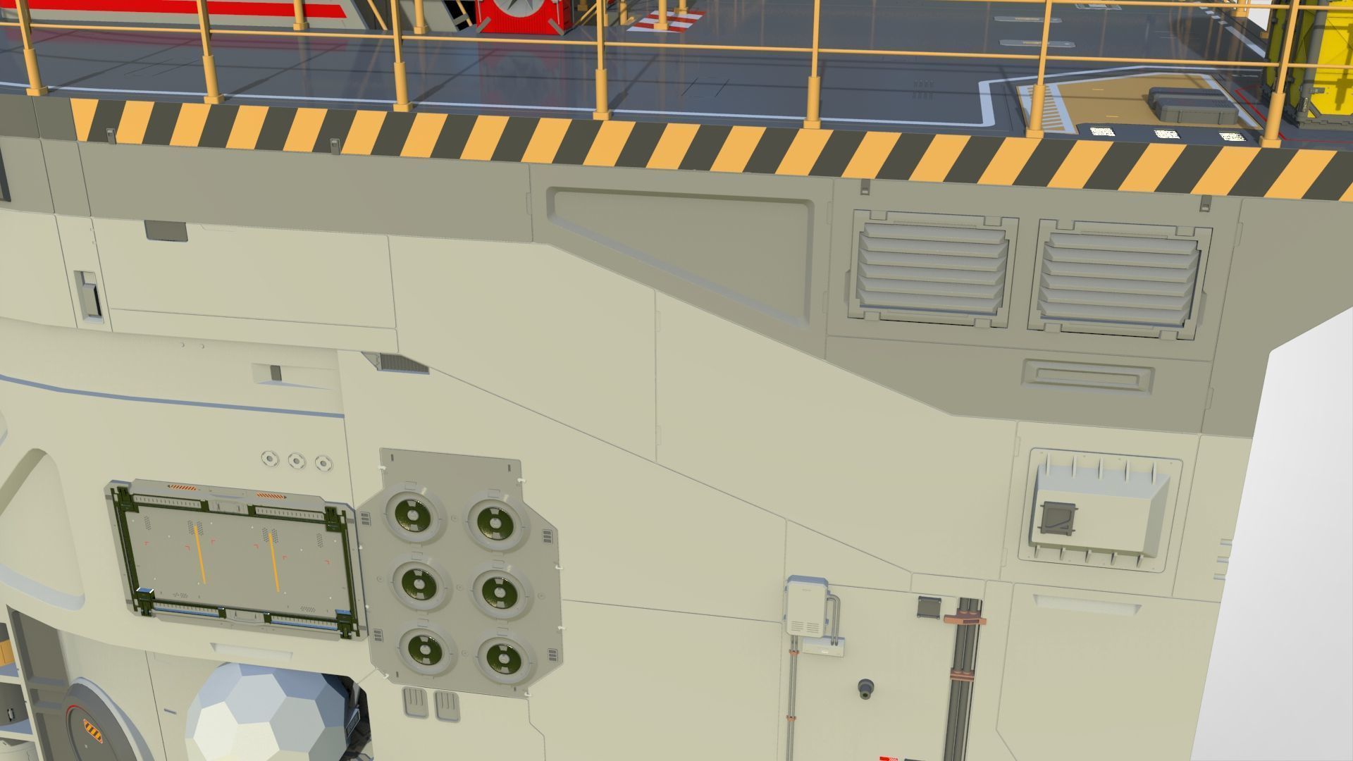 Sci-fi architecture 12 3D model_20