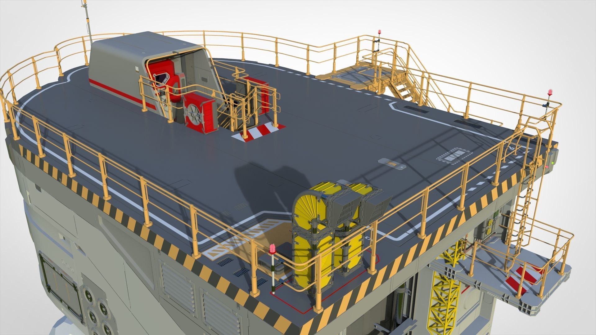 Sci-fi architecture 12 3D model_24