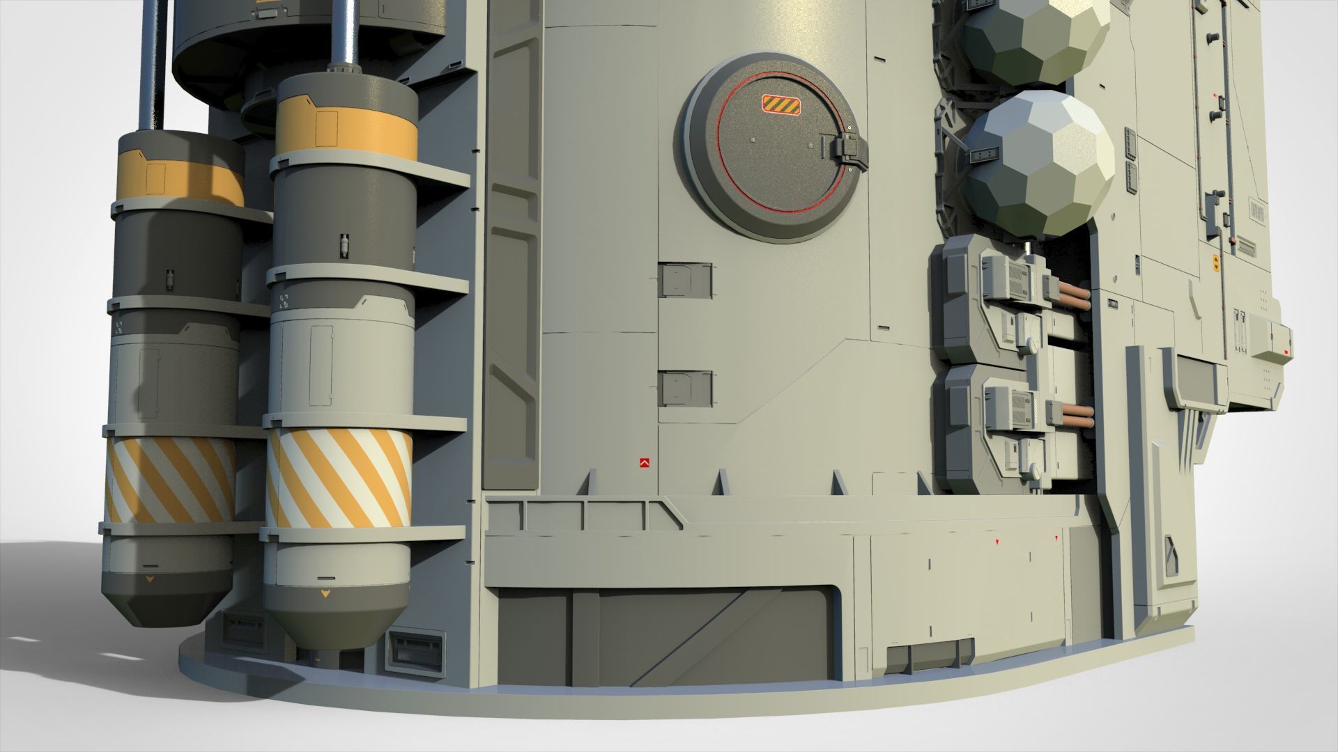 Sci-fi architecture 12 3D model_17