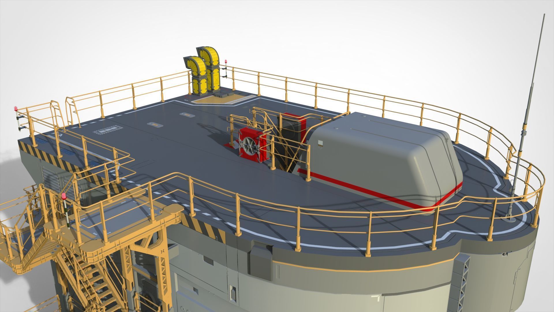 Sci-fi architecture 12 3D model_32